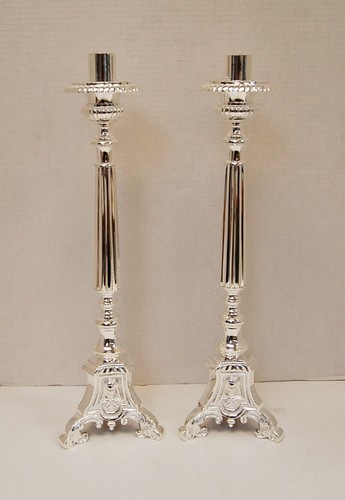 Pair silver plated - pair,