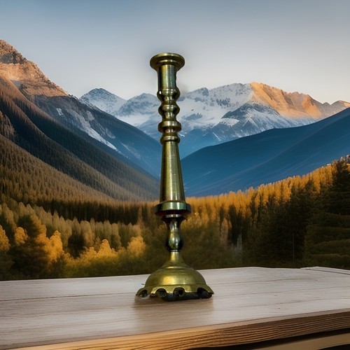Vintage brass altar - vintage,